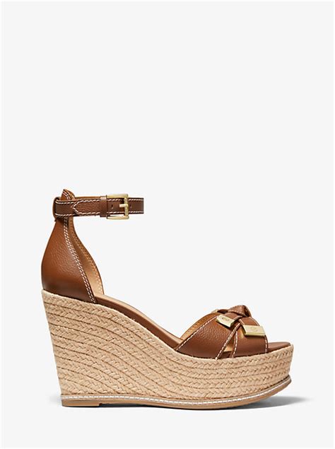 Ripley Leather Wedge Sandal .